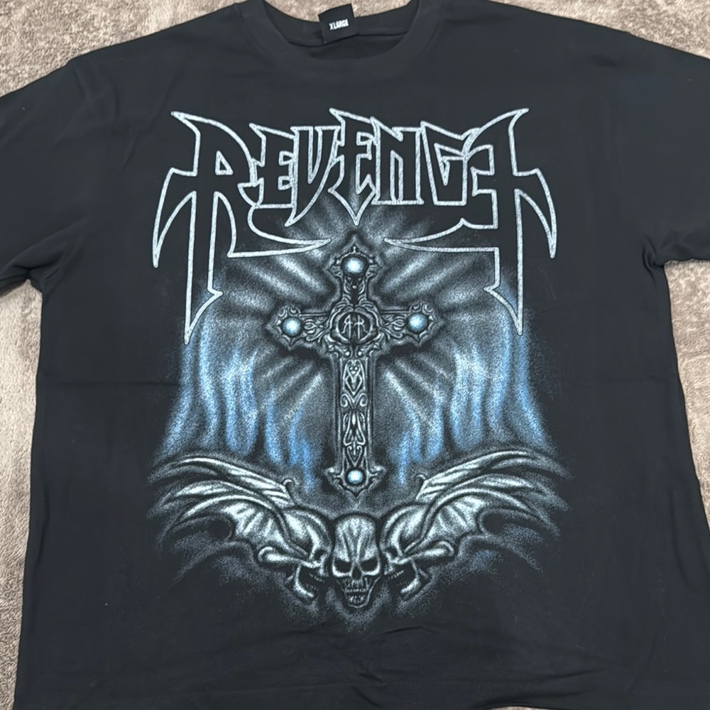 Revenge Black Graphic T-Shirt